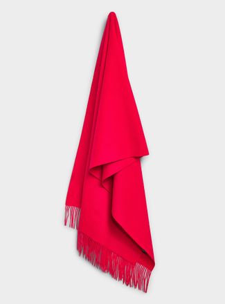 Simons Womens Ultra-soft solid fringed scarf