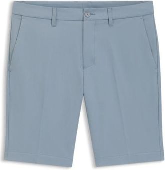 BOSS Slim-fit shorts in water-repellent stretch fabric