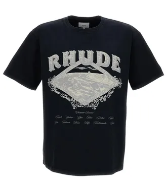 Rhude Black Crew Neck T-Shirt