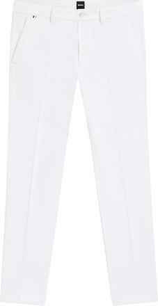 HUGO BOSS Hugo Boss-Broek - Heren - Slim Fit Broeken - Wit - W32 L34 - Broeken
