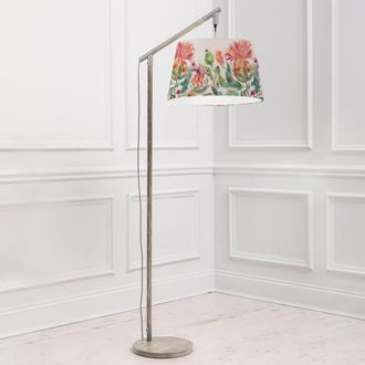 Voyage Maison Quintus Floor Lamp With Enchanting Thistle Quintus Lampshade in Grey