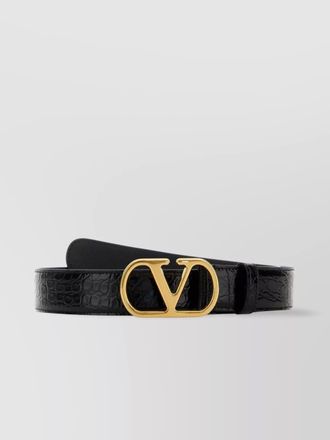 Valentino Garavani alligator leather belt