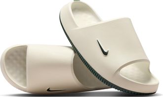 Nike Mens Calm (Michigan State) College Slides in White | IM3263-100