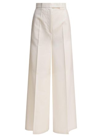 Max Mara Wide Leg Trousers White