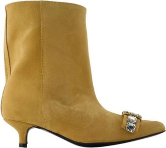 Toga Archives Heeled Boots, female, Yellow, Size: 10 US Aj1458 Boots