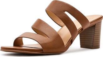 Naturalizer Beaming Womens Sandals English Tea Faux Leather : 11 W (C), Synthetic