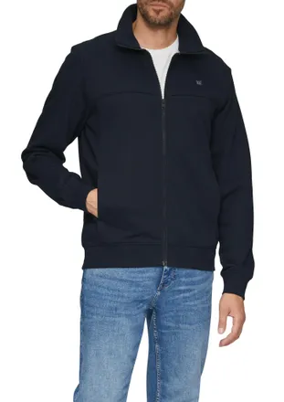 s.Oliver Sweatshirt S.OLIVER, Herren, Gr. XXL, blau, Sweatware, Obermaterial: 70% Baumwolle, 30% Polyester, unifarben, regular fit taillenbedeckt, ohne Ausschn