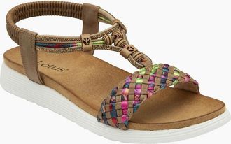 Lotus Womens Russo Womens Sandals - Brown - Size: 5