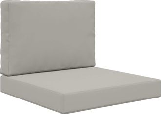 vidaXL Coj&iacute;n Para Sof&aacute; De Exterior Poli&eacute;ster Gris 60 X 60 Cm Vidaxl