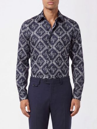 Billionaire Boys Club Camicia in seta con motivo barocco