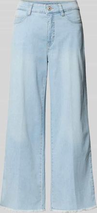 M.A.C Wide Fit Jeans-Culotte aus Baumwoll-Mix Modell DREAM in Hellblau, Gr&ouml;&szlig;e 32