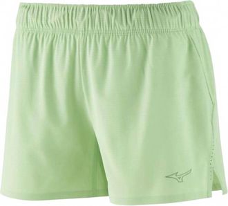 Mizuno Womens Performance 4 Short In Pastel Green