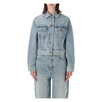 Fear of God Denim Jackets, female, Blue, Size: L Classic Trucker Jacket