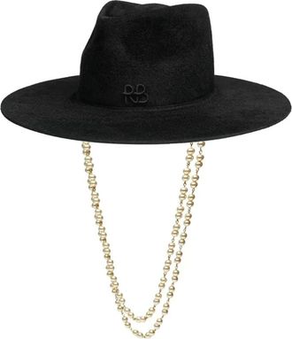 Ruslan Baginskiy Fedora hoed - Dames - Accessoires - Zwart - Maat: XS