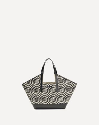 Marni Borsa Tote in tessuto effetto rafia Woman UNI