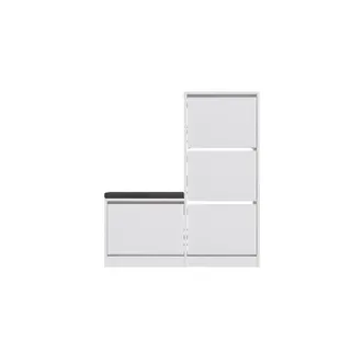 Calicosy Mueble Para Zapatos 4 Puertas L105 Cm - Dude