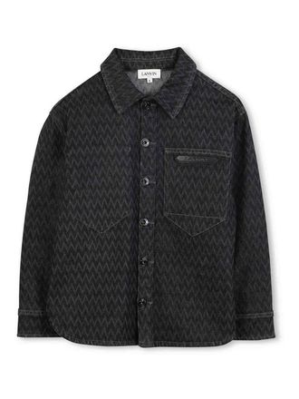 Lanvin Shirt With Zigzag Pattern
