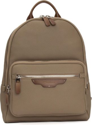 Santoni Bottalato Leather Backpack