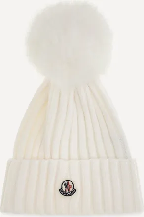 Moncler Cappello Beanie in lana con pon pon Woman UNI