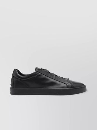 Tod's rubber sole round toe low-top sneakers