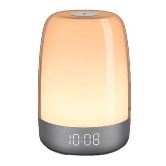 No Brand Reloj Despertador Con Simulaci&oacute;n De Amanecer, Luz De Despertar Con Iluminaci&oacute;n Gradual, 7 Modos De Despertador, 3 Modos De Atenuaci&oacute;n (incluye Cable D