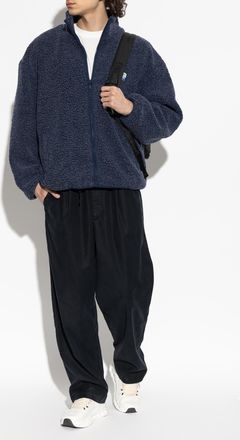 American Vintage Sweatshirt With Stand-up Collar, Mens, Navy Blue