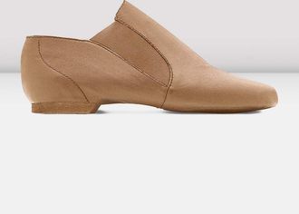 Bloch Ladies Dance Now Split Sole Leather Jazz Booties, Black Leather