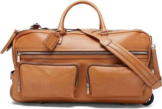 Brunello Cucinelli Trolley in pelle - Marrone