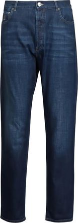 Brunello Cucinelli Pantaloni con 5 tasche - Blu