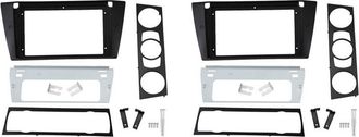OEM Dos Paneles De Radio Para Coche Para E90 Y E91, Kit De Panel Frontal Para Salpicadero Con Reproductor De Dvd Est&eacute;reo De 9 Pulgadas