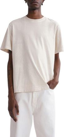 A Gold E Asha Paint Print T-Shirt in Tempo Soft White at Nordstrom, Size Medium
