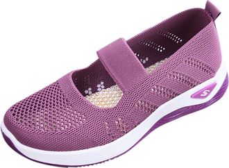 Generic Ladies Shoes, Running Trainers Womens, Womens Summer New Breathable Trainers - Trendy Versatile Sports Shoes for Women Purple
