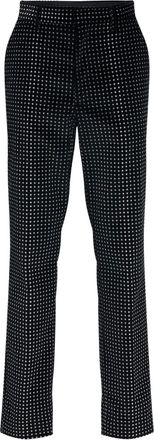 Maison Margiela Pantaloni sartoriali con motivo a stelle - Nero