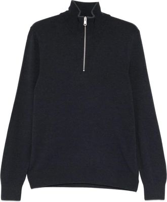 Marc O'Polo Trui met ritshals - Blauw