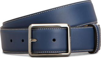 Tod's stitched buckle belt - men - CALFSKIN - 110 - Blue