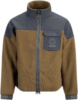 Murphy & Nye Swell Jacket - Heren - Jassen - Bruin - Maat: M Fleece