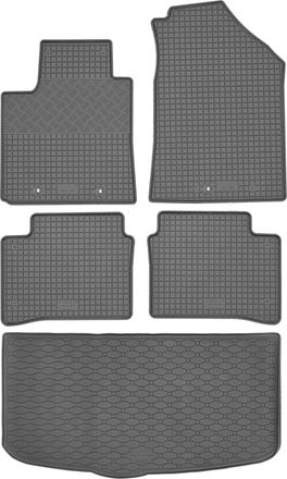 OEM Juego De Alfombrillas De Goma Para Coche Y Alfombrilla Para Maletero Para Hyundai I10 Iii Hatchback A Partir De Febrero De 2020