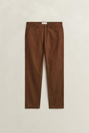 GANT Men Slim Fit Smart Chinos (36/34) MAHOGANY BROWN