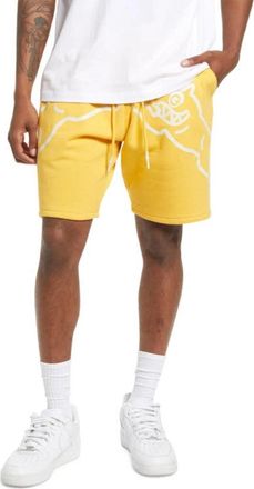 Icecream Icecream Cherry Shorts Mens Yolk Yellow Cotton Graphic Drawstring Waist FROG501