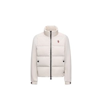 Moncler Moncler Polartec Padded Zip-up Hoodie, Women, White, Size: M