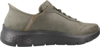 Skechers Go Walk Flex - Smoot - Heren - Sneakers - Groen - 44 EU - Schoenen