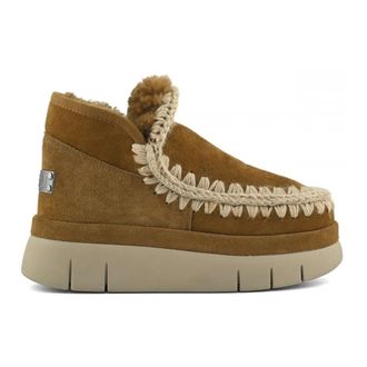 Mou Schoenen, Dames, Bruin, 39 EU, Wol, Bounce Welt Sneaker Suede