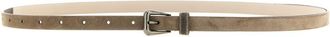 Brunello Cucinelli Brown Shiny Loop belt