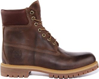 Timberland 6-Inch Enkellaars - Heren - Veterlaarzen - Bruin - 41 EU - Leer - Schoenen