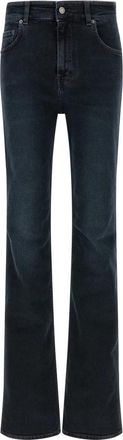 Haikure Vicky Cotton Denim Jeans - Dames - Flared Jeans - Zwart - W28 - Denim - Jeans