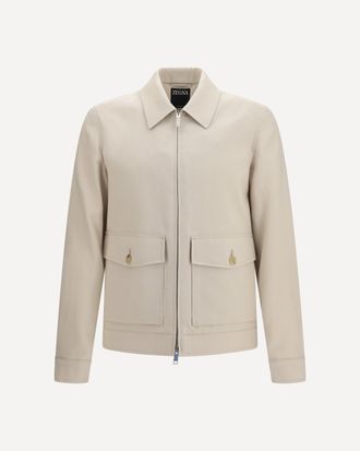 Ermenegildo Zegna Oasi linen Jacket Male 46