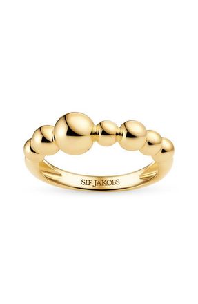 Sif Jakobs Jewellery Ring Bormio in 18K Gold Plated at Nordstrom, Size 8.5