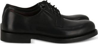 Ferragamo Ferragamo Leather Lace-Up Derby Shoes, Size 7 E