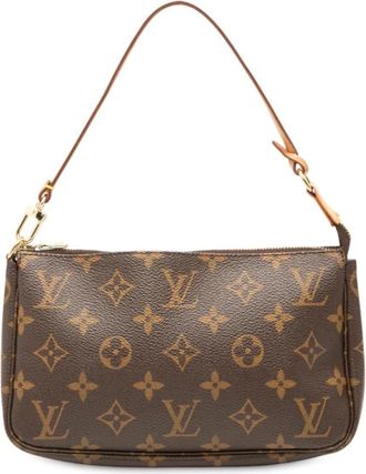 Louis Vuitton Pre-owned Handbags, female, Brown, Size: ONE SIZE Pre-owned Patterned Shoulder Bag