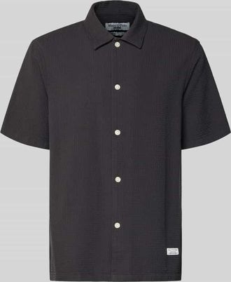 Marc O'Polo Denim Marc OPolo Denim Regular Fit Freizeithemd aus reiner Baumwolle in Graphit, Gr&ouml;&szlig;e XXL